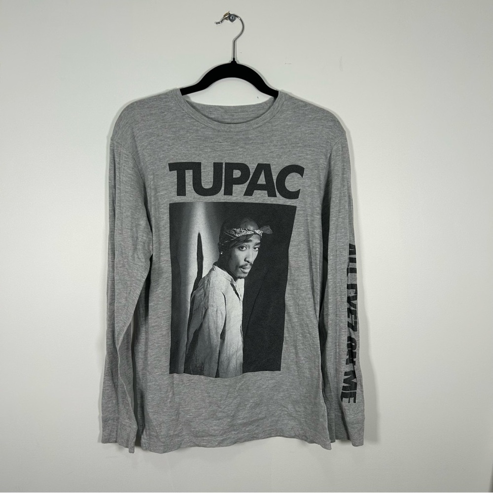 Tupac “All Eyez On Me” Long Sleeve Rap Tee - Size L